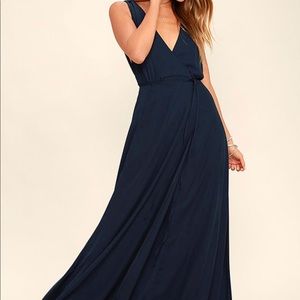 Maxi dress NWT never worn navy